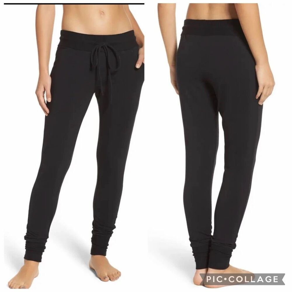 Free People Movement black Sunny Skinny Sweatpants